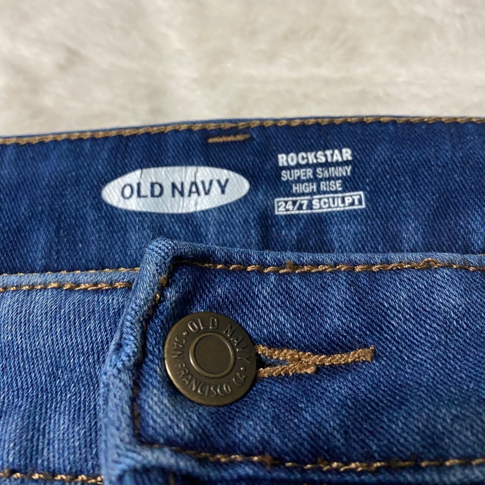 Old navy Rockstar jeans super high rise